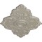 Ekena Millwork Piedmont Ceiling Medallion (Fits Canopies up to 6 1/2"), 67 1/8"W x 48 5/8"H x 1 7/8"P, Pearl White CM67PEPWS - alternate 2